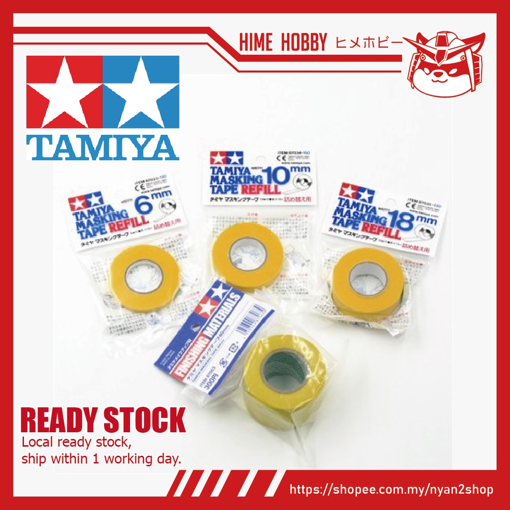 TAMIYA Ruban De Masquage Recharge 6 Mm X 18 M - #87033 - Pour Carrosseries Lexan Et ABS - Peinture Précise