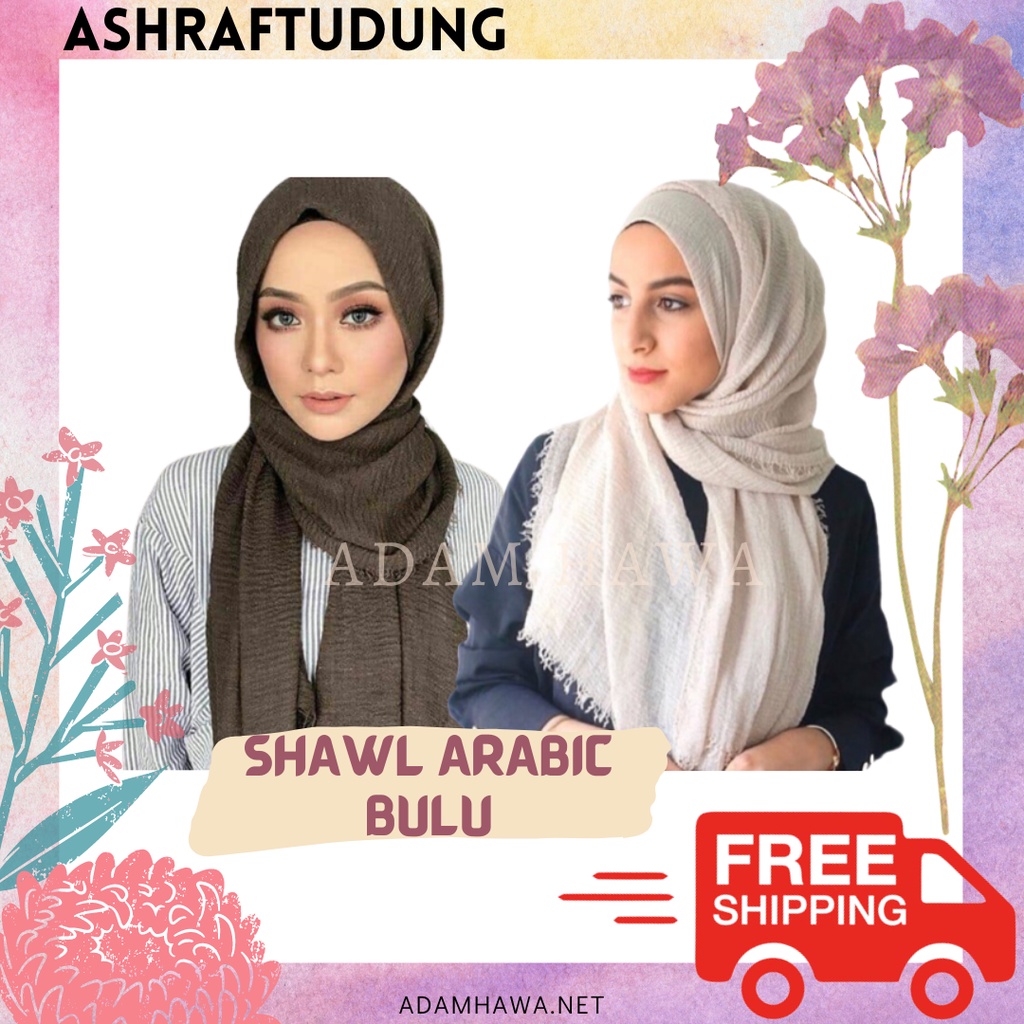 arabic fringe shawl