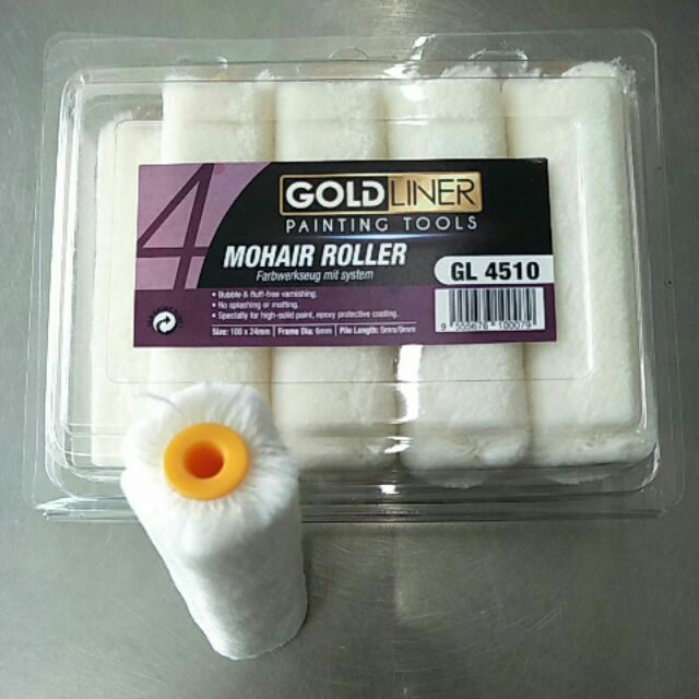 Goldliner 4" mohair roller (10pcs) Shopee Malaysia