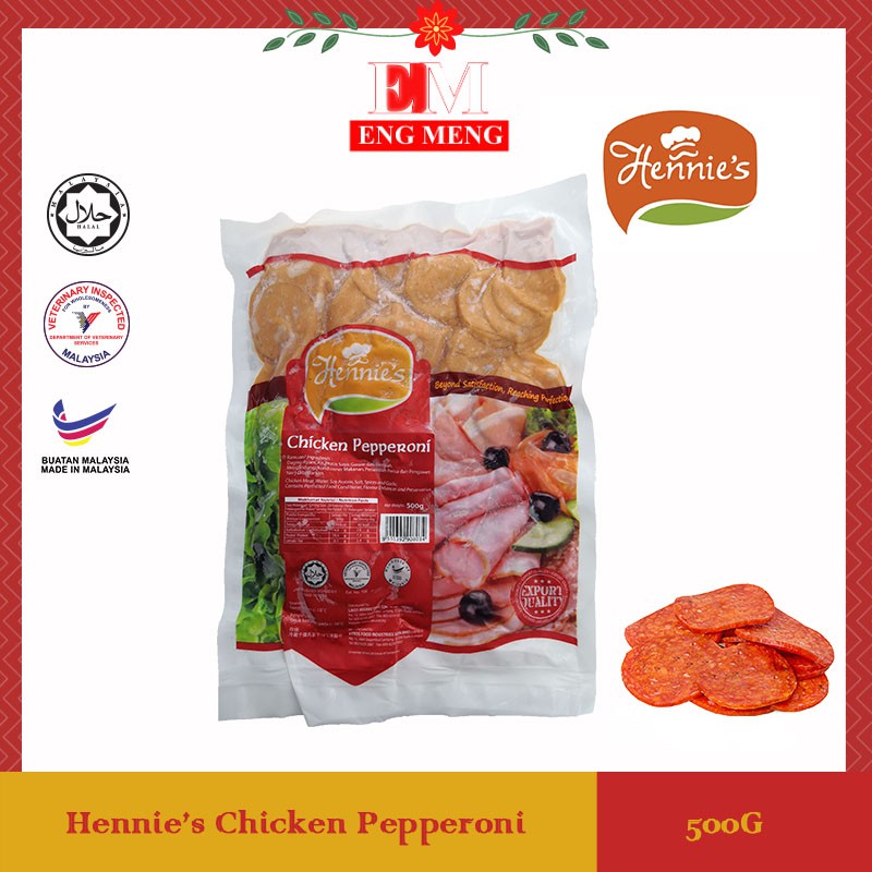 Hennie's Chicken Pepperoni 500G Shopee Malaysia
