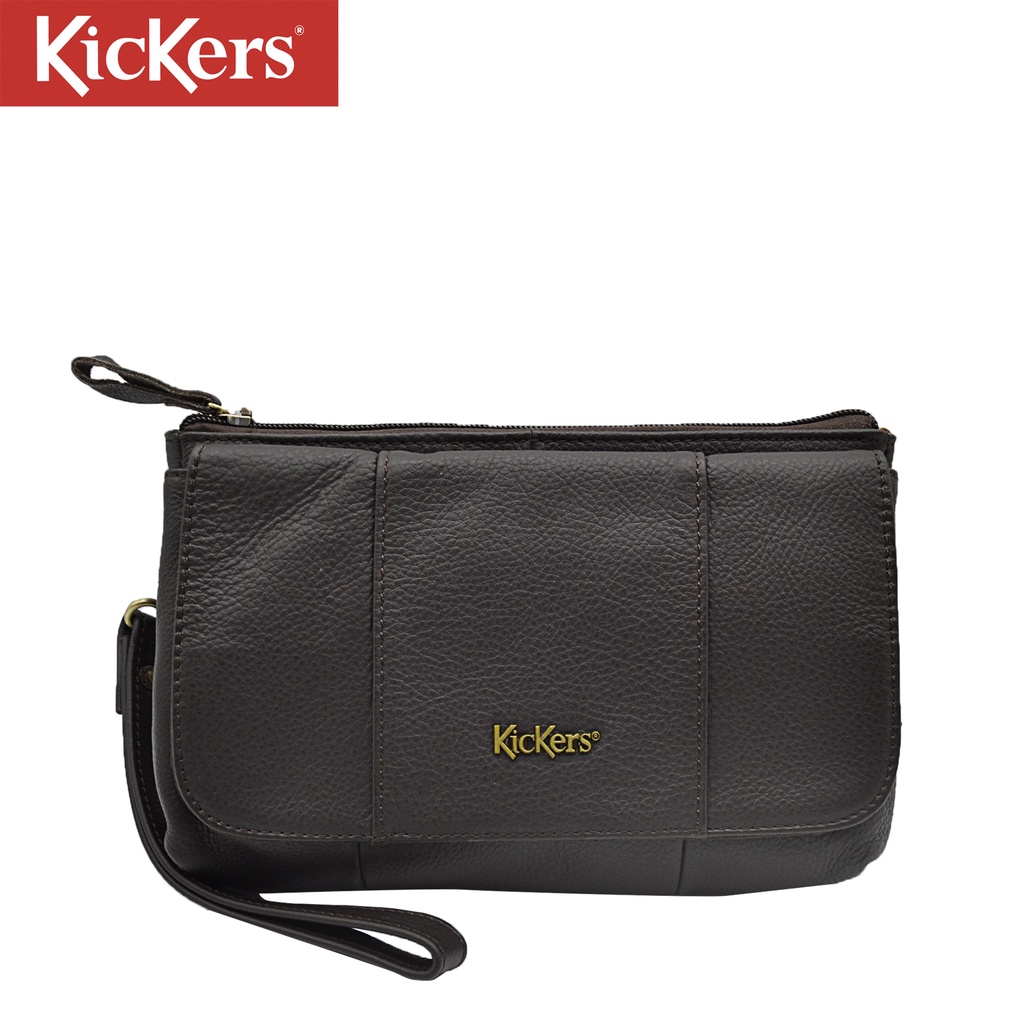 Kickers Genuine Leather Copper Logo Clutch & Hand Bag IC89372CL