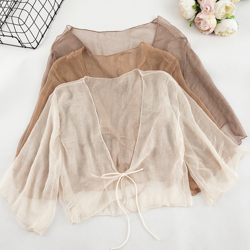 LACE COMBI HALF SLEEVE JACKET SHIRT 半袖