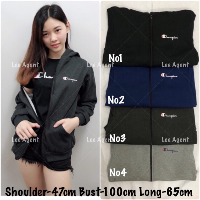 Champion zipper sweater hotsell