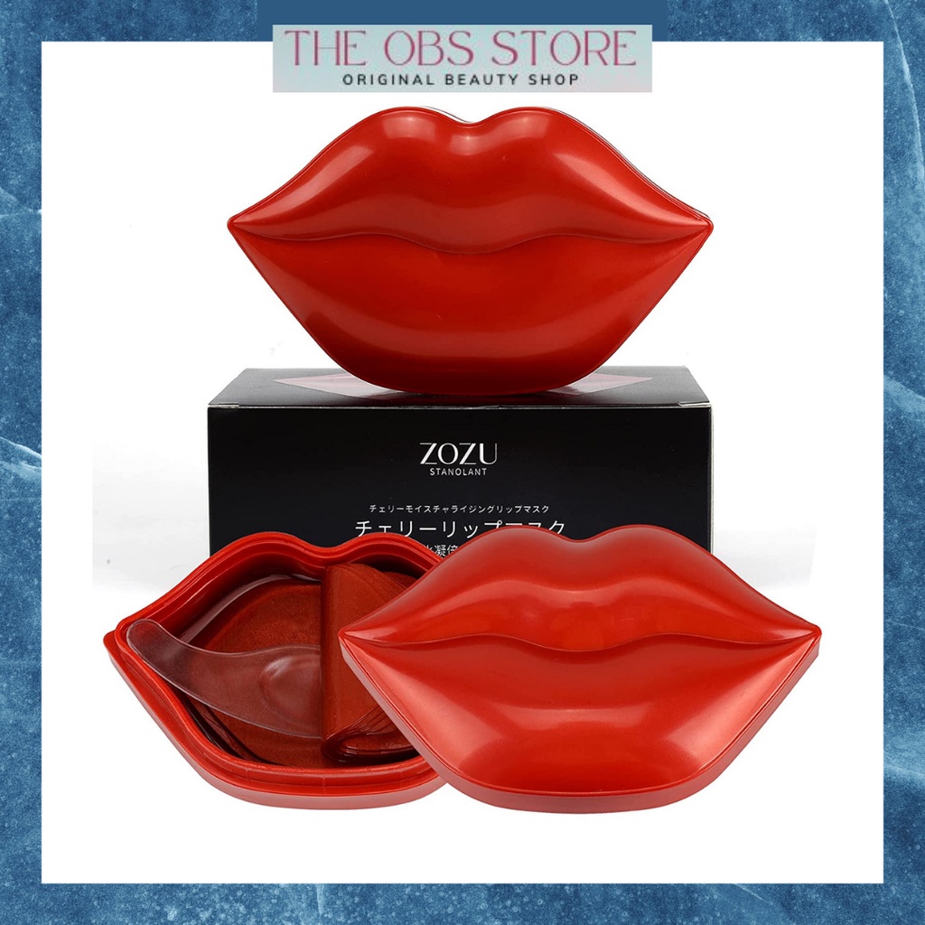 ZOZU Lips Mask Collagen Red Cherry Hydrating Moisturising Lip Mask