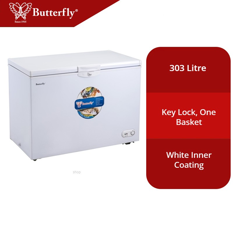 Butterfly 303L Chest Freezer BCFWG302 Shopee Malaysia