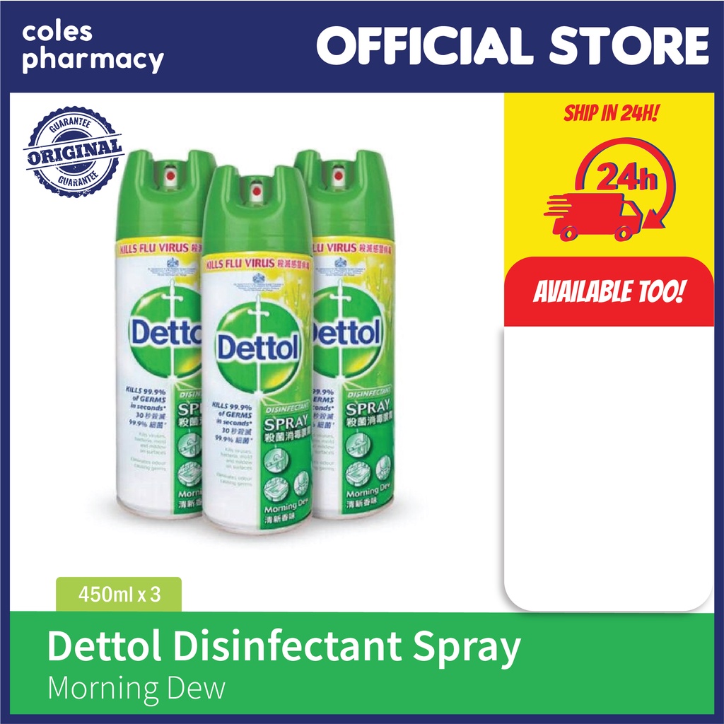 Dettol Disinfectant Spray Morning Dew Ml Bundle Of Shopee Malaysia