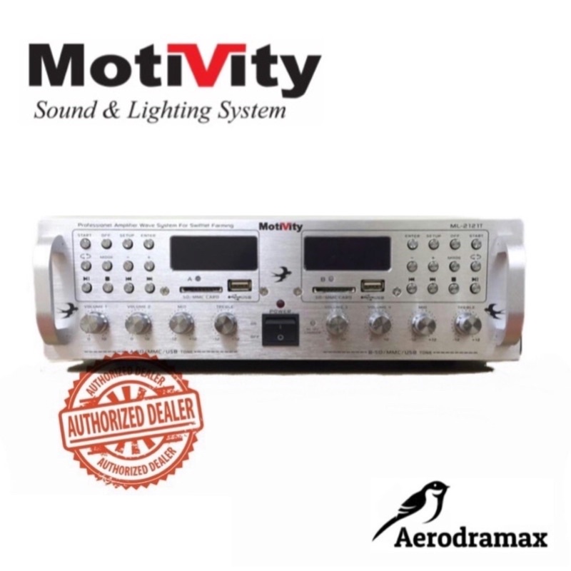 MOTIVITY ML-2121T Professional Amplifier Wave System For Swiftlet ...