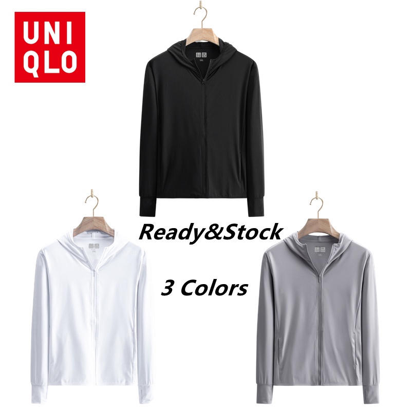 Uniqlo Men's Sun Protection Jacket Windbreaker Ykk Zipper High Quality