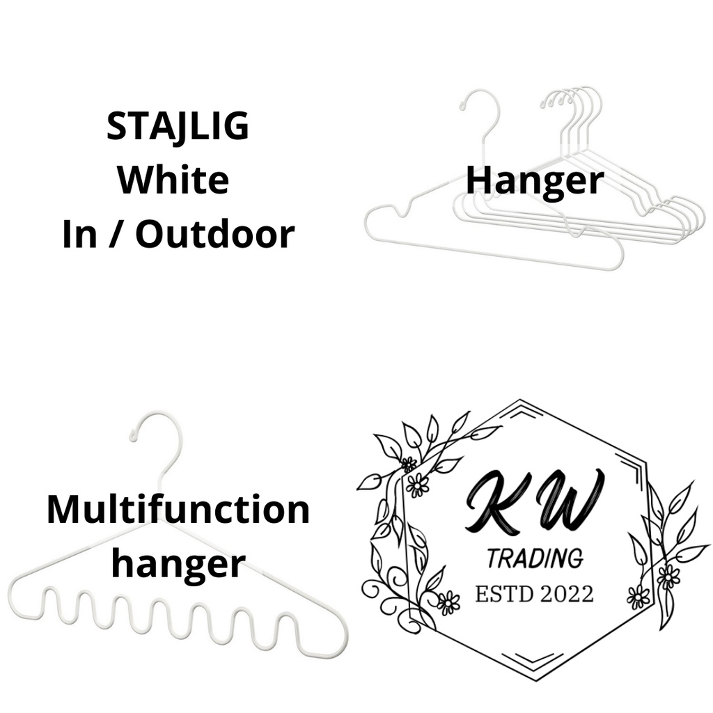 IKEA STAJLIG Hanger Multifunction hanger in outdoor white Shopee Malaysia