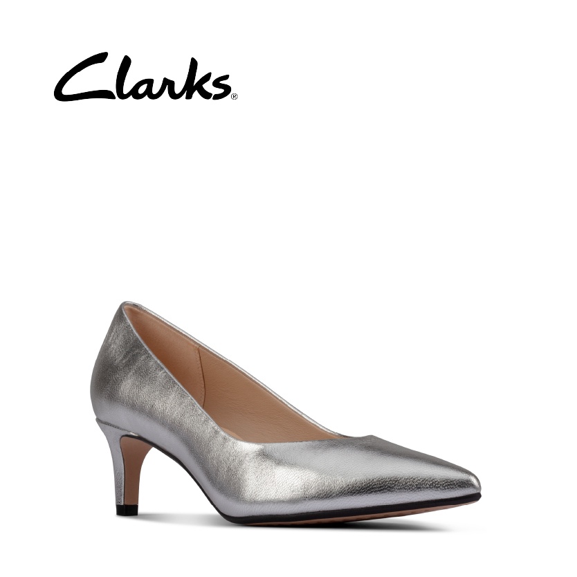 Clarks silver cheap