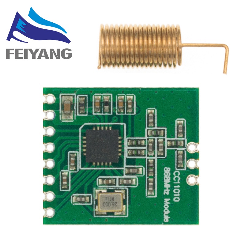 CC1101 Wireless Module Long Distance Transmission Antenna 868MHZ SPI ...