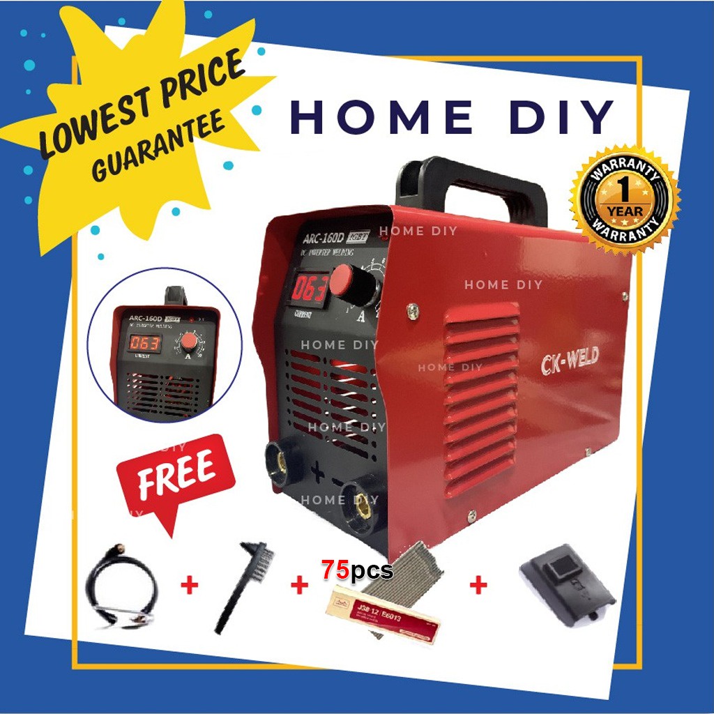 *NEW ARRIVAL* DIGITAL SCREEN* CK-WELD 160 MMA INVERTER WELDING MACHINE ...