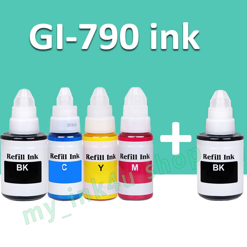 Canon GI790 refill ink for g series 135ml 70ml compatible GI790 GI-790 ...