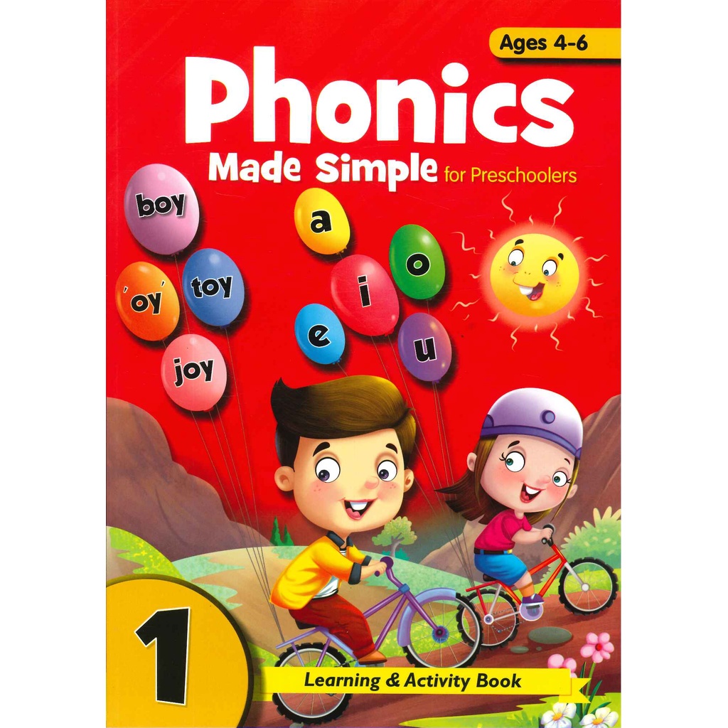 PHONICS MADE SIMPLE FOR PRESCHOOLERS ( AGES 4-6 ) BOOK 1 | Shopee Malaysia
