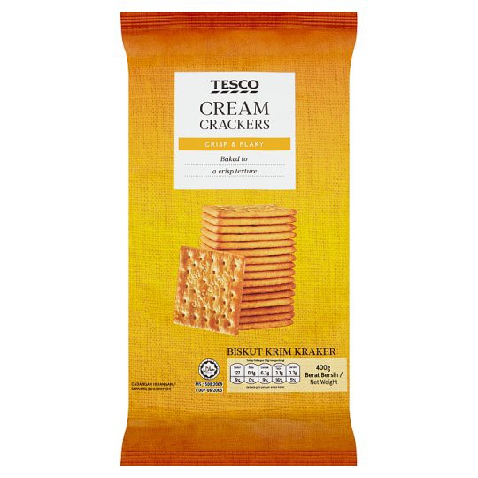 Tesco Cream Crackers 400g Shopee Malaysia
