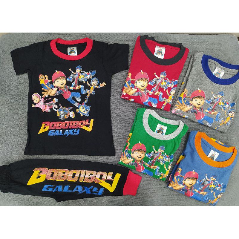 Baju tidur kanak-kanak Boboiboy / Pyjamas Boboiboy for kids boy ...