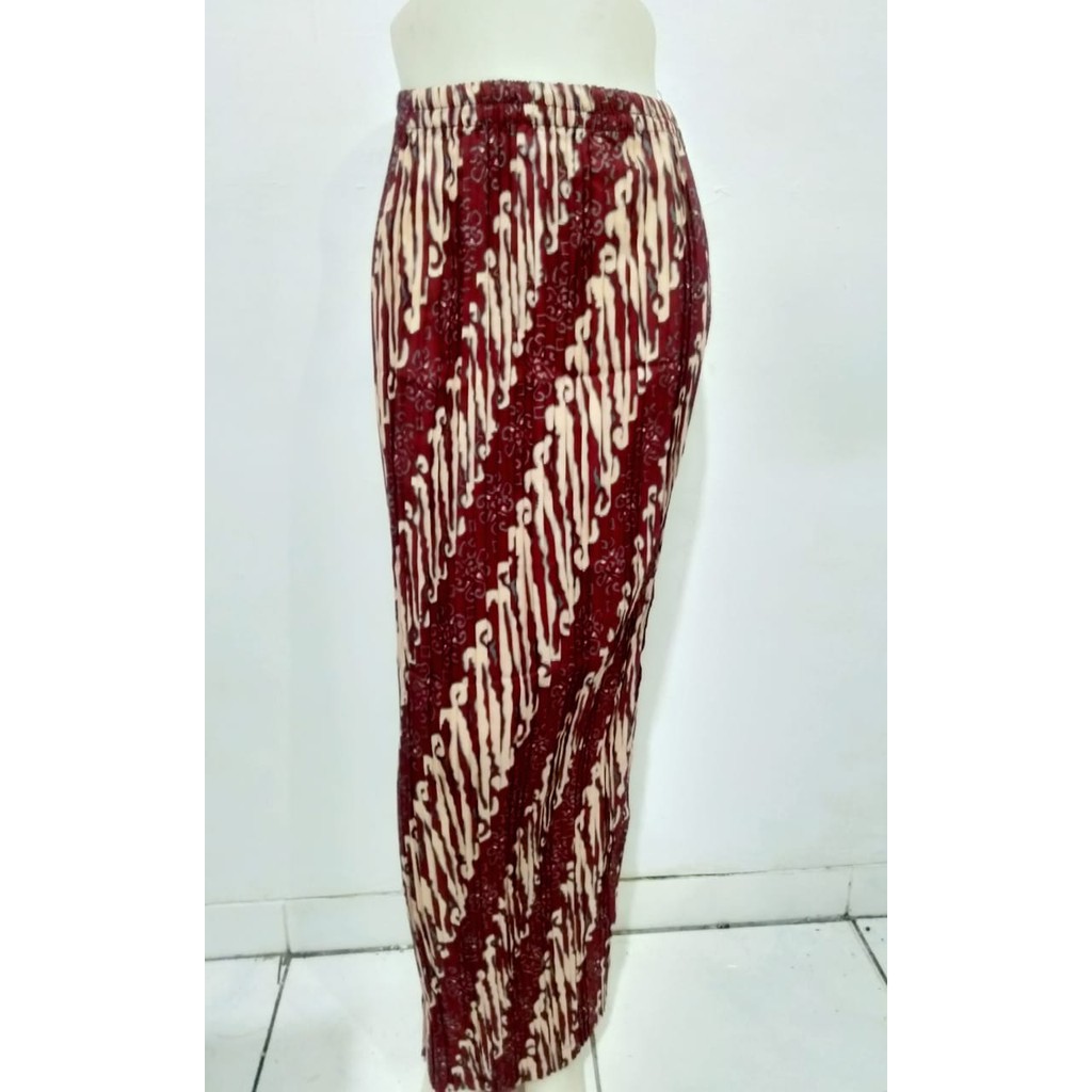 MERAH Real PICT BATIK Pleated Skirt/TRENDY Skirt/KEBAYA Bottoms/KEBAYA ...