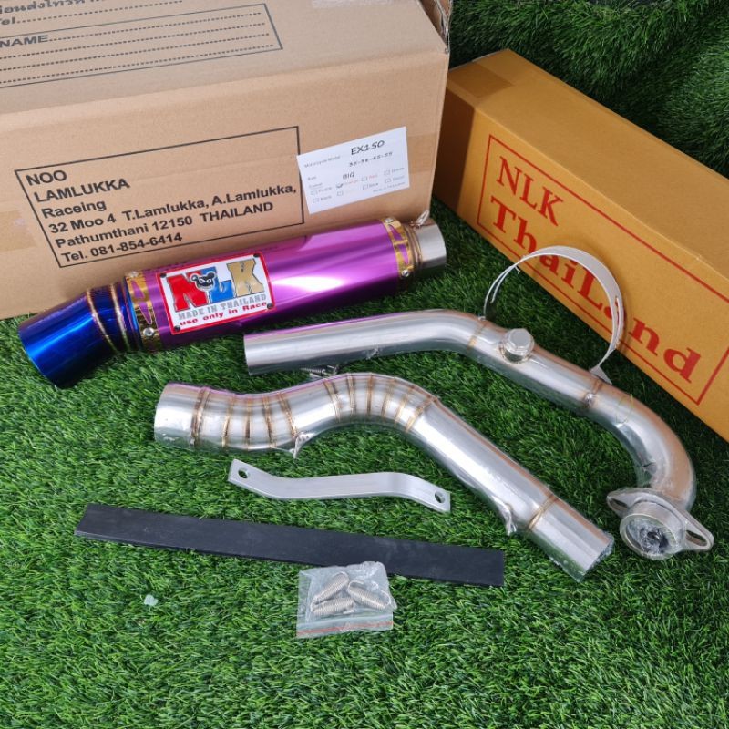 New Series Y15 Nlk Exhaust Pipe Ekzos Nlk Exhaust Racing Open Y15zr 32mm Muffler Box 100