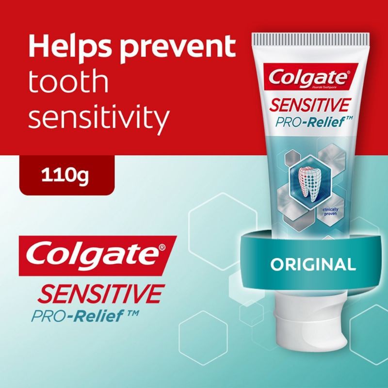 Colgate Sensitive Pro Relief Original Toothpaste 110g Shopee Malaysia