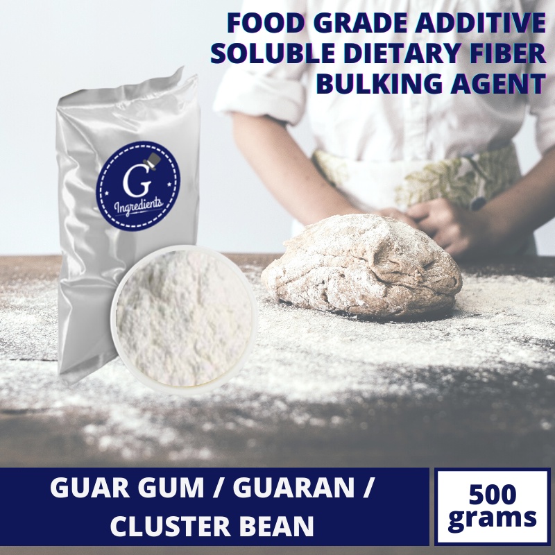[FOOD GRADE] Guar Gum / Guaran / Cluster Bean (Bulking agent, soluble