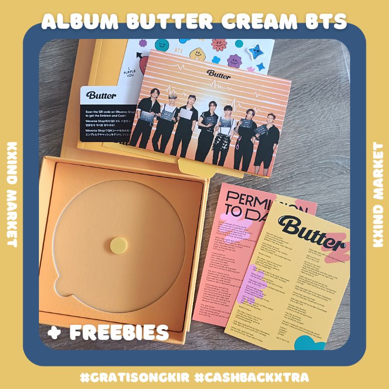 Butter Cream BTS NO CD / BTS album / butter album | Shopee Malaysia