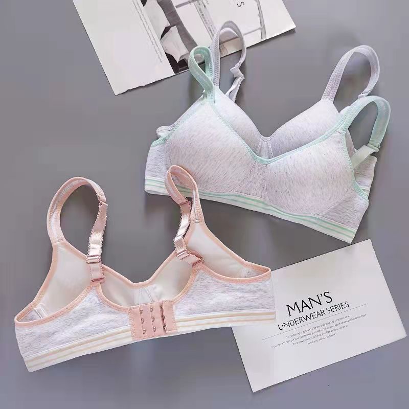 Girls underwear pure cotton no steel ring bra thin cotton bra Shopee Malaysia