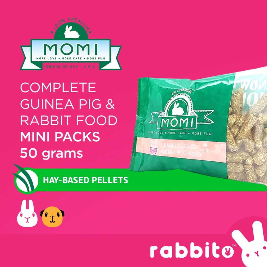 Curated visual reference: Picture Idea: Momi Rabbit And Guinea Pig Food 30G Healthy Hay Based
