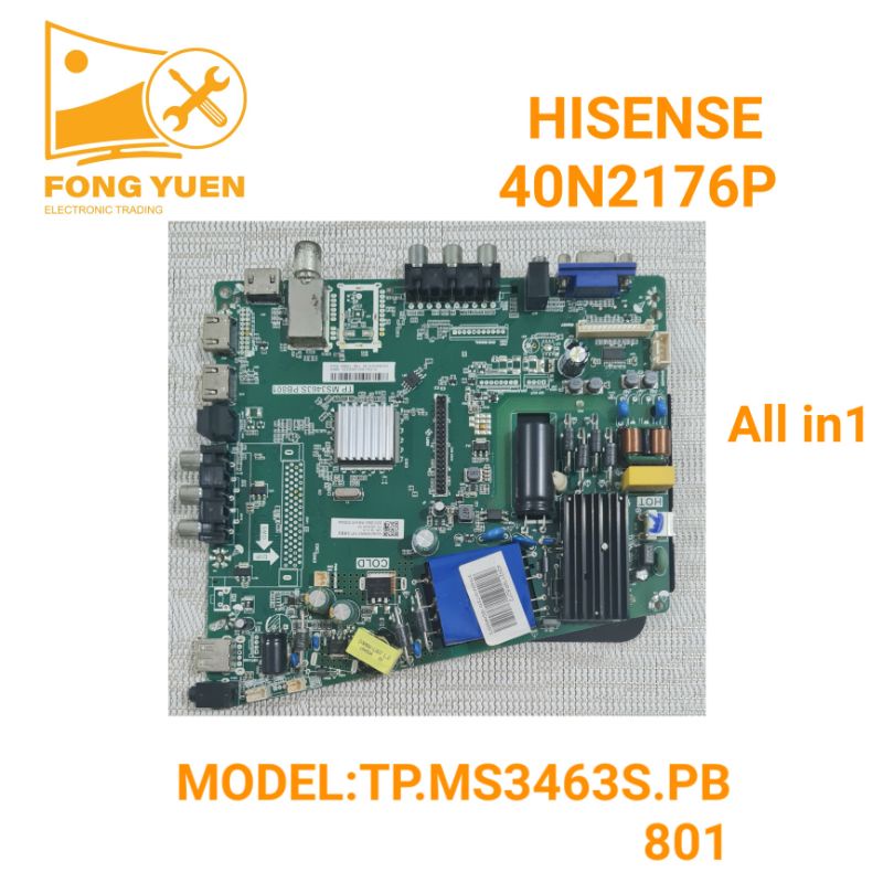 HISENSE MAIN BOARD 40N2176P | Shopee Malaysia