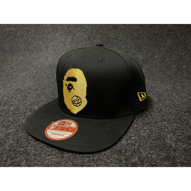 READY STOCK‼️NEW ERA A BATHING APE 24KARATS SNAPBACK HAT | Shopee