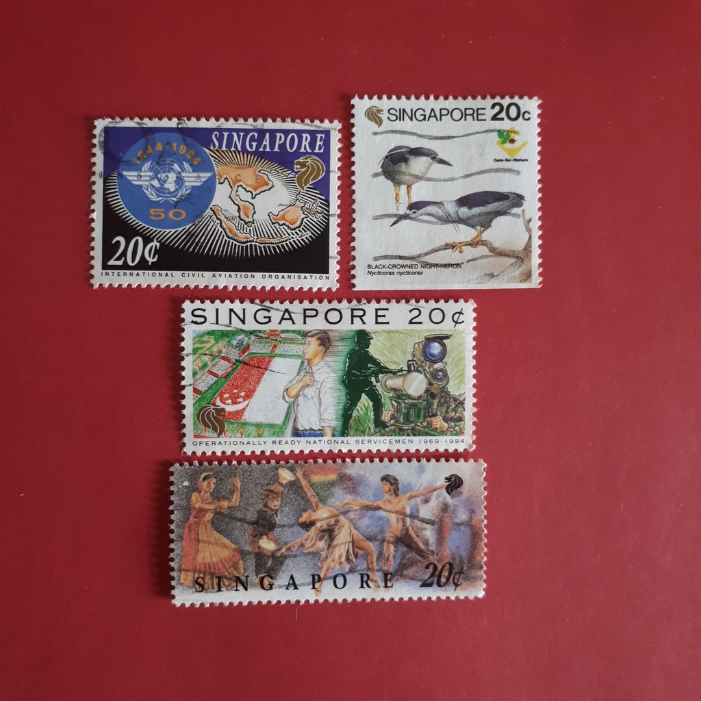 1994 Singapore Stamps ( 4v ) Shopee Malaysia