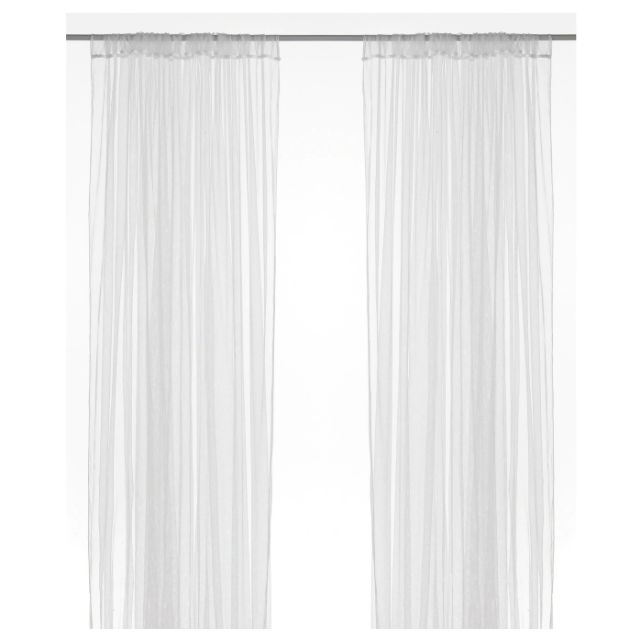 🇲🇾 READY STOCK 🇲🇾 Net Curtain 1 Pair White 280x250cm Langsir Jaring