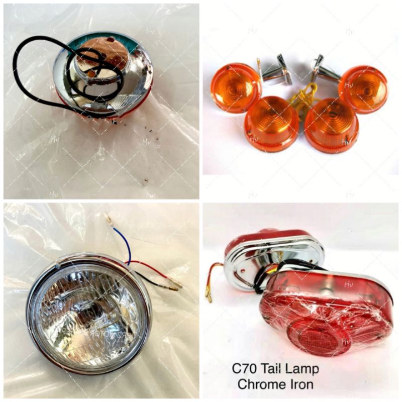 Honda C70 C70 Cub Position Lamp Assembly - Ottoclassic Otto/650