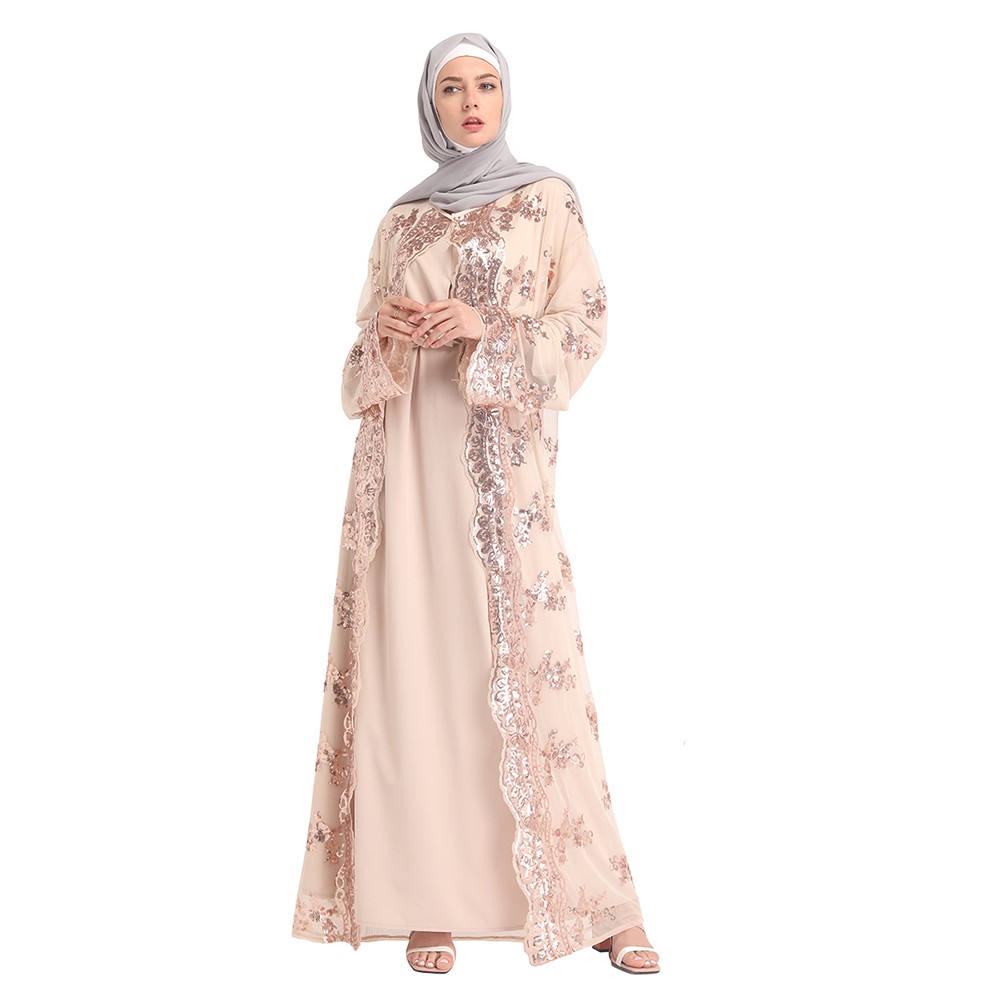 Dress lace cheap muslimah