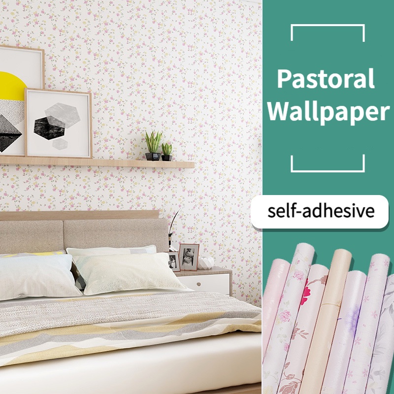 Self Adhesive Wallpaper Bedroom Cozy College Student Dormitory Wardrobe ...