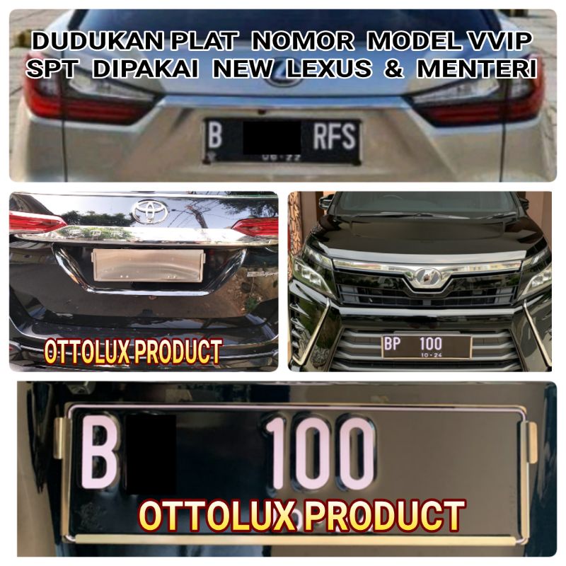 The best material car number plate holder. Thick, model of Minister of ...