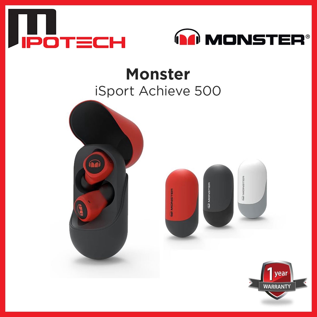 MONSTER ISPORT ACHIEVE 500 AIRLINKS WIRELESS EARBUDS