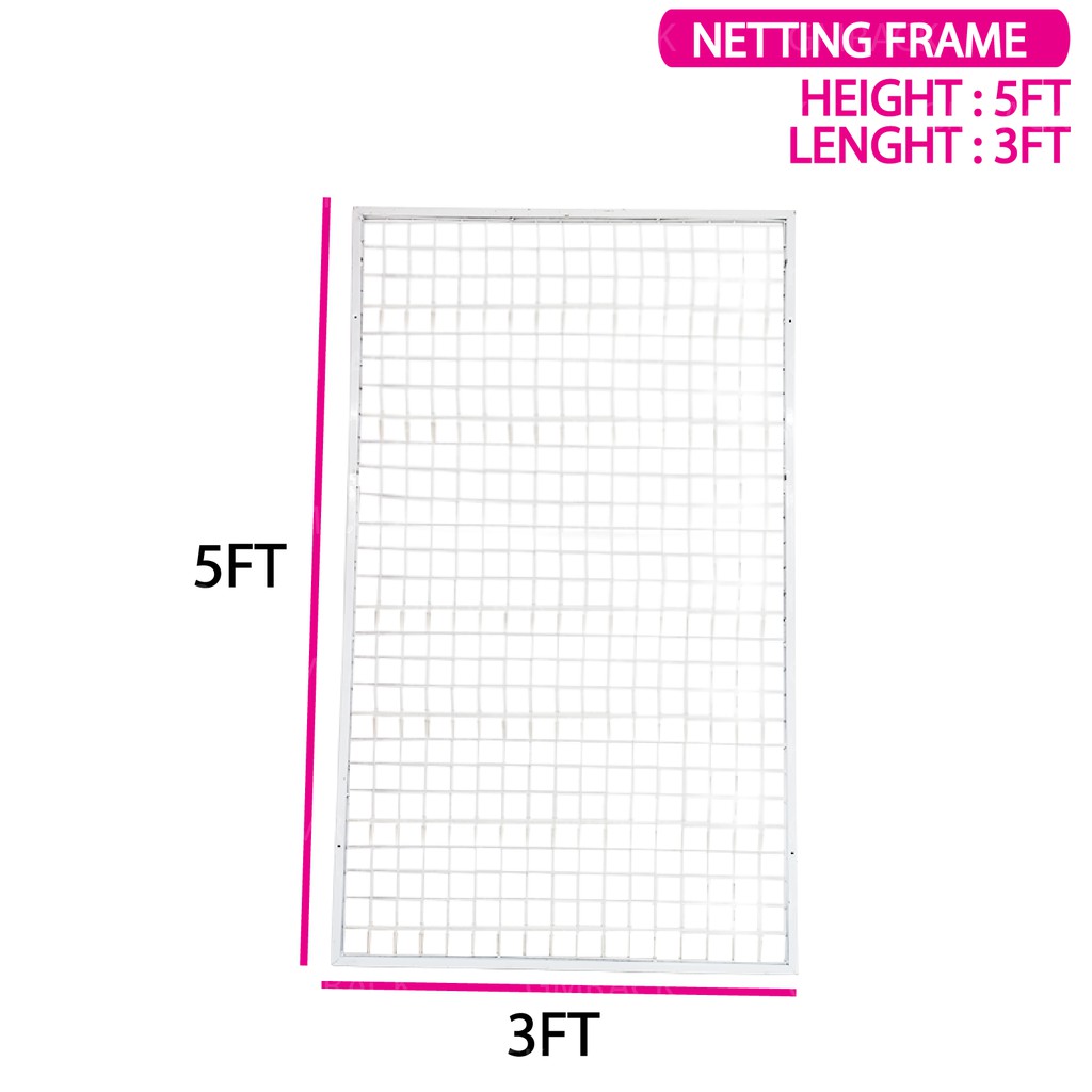 Gmrack Netting Frame Display Stand Rack Without Stand Shopee Malaysia 1706