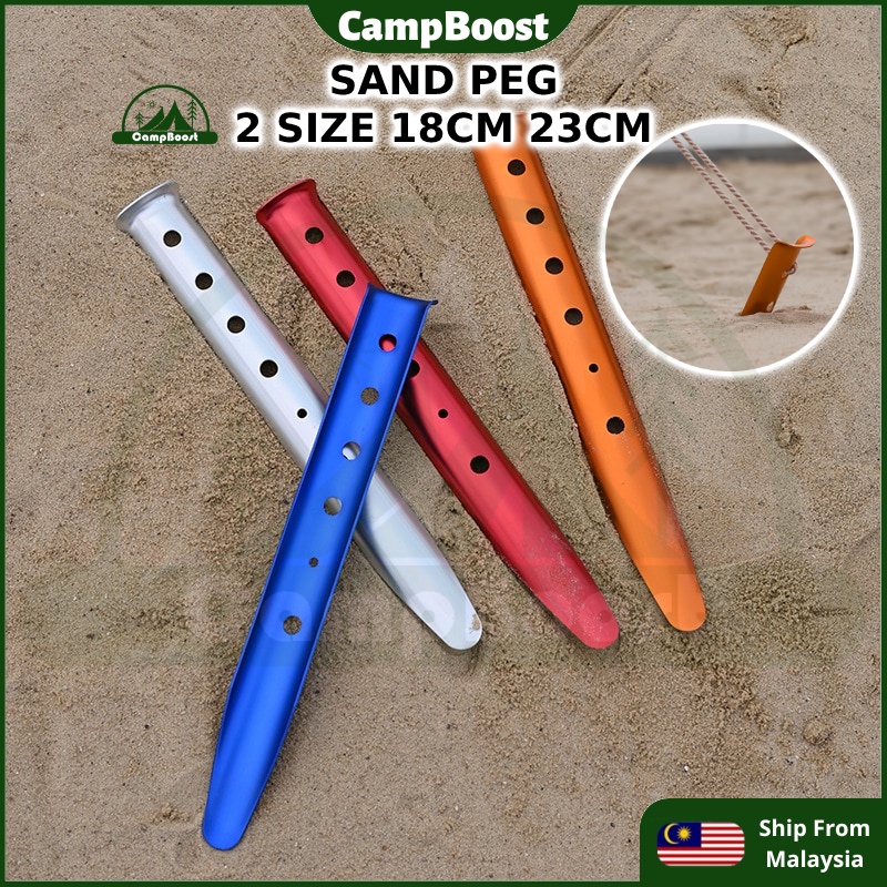 CampBoost Sand Peg Camping Peg Nail Tent Peg Set Pancang Khemah Paku