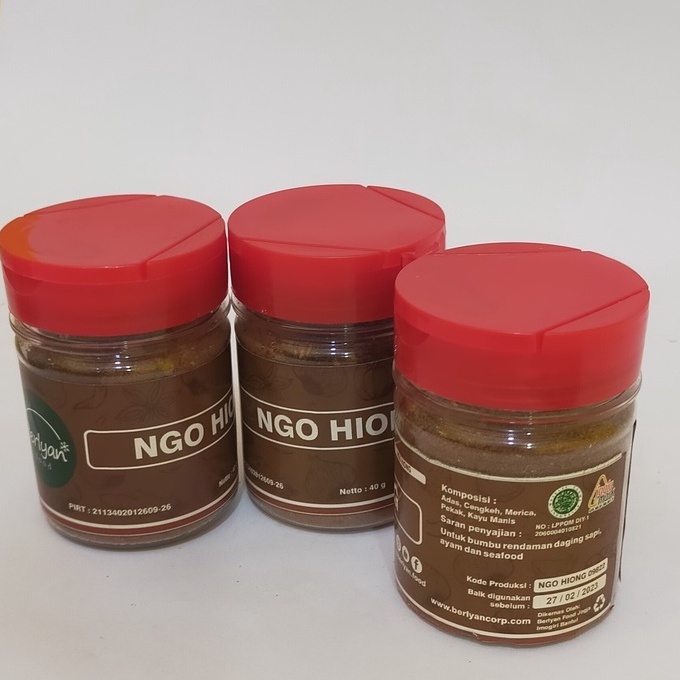 Ngo Hiong Bottle Packaging 40gr Chinese Cuisine Seasoning Free Bubble ...