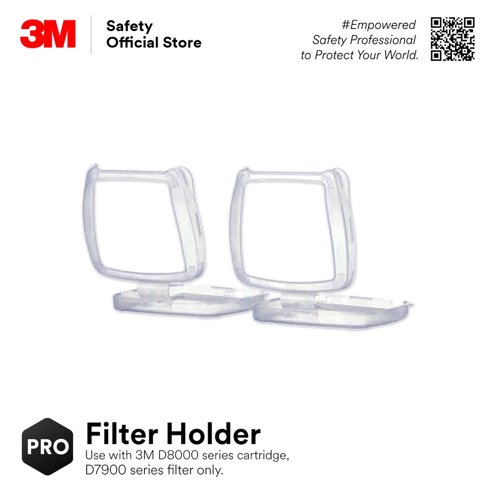 3M™ D701 Secure Click Filter Holder/ Use with SecureClick Respirator ...