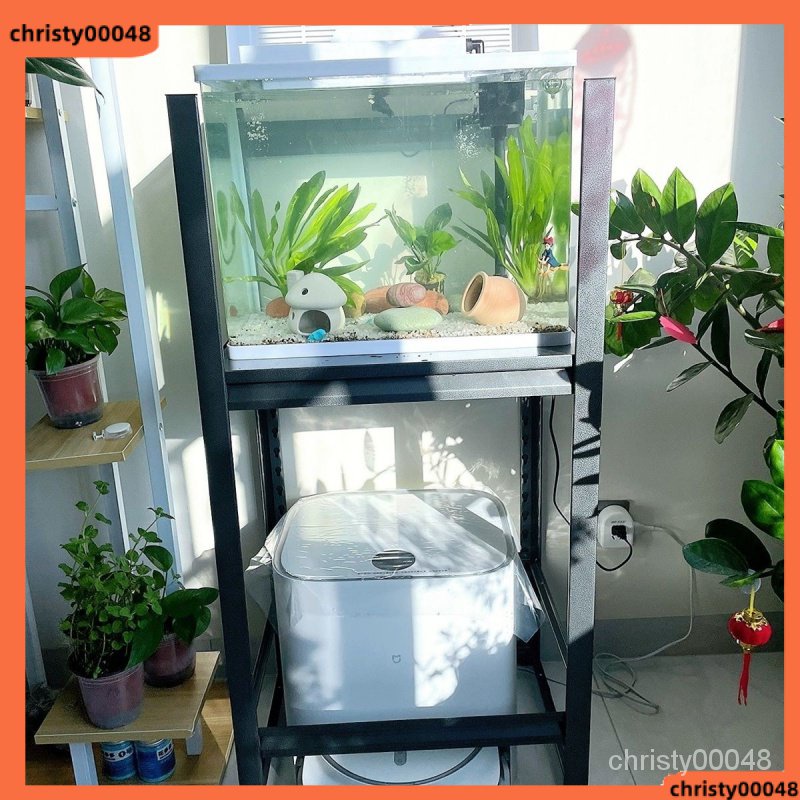 DoubleLayer Fish Tank Rack Pet Feeding Box Bottom Rack Waterproof Reinforced High LoadBearing