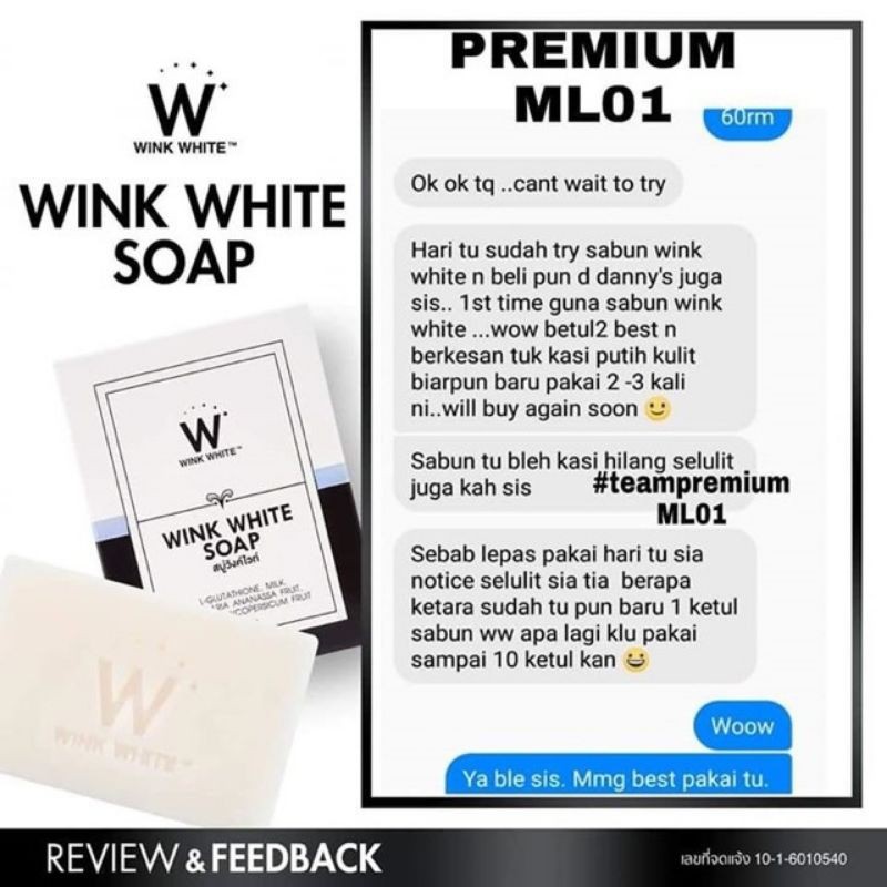 Coca costilla A bordo GLUTA WINK WHITE SOAP | Shopee Malaysia