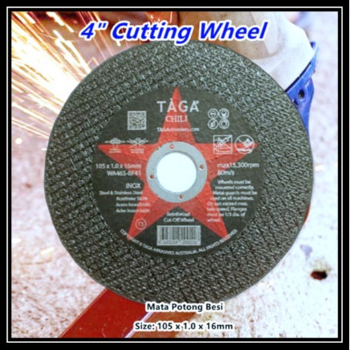 4”-105mm x 1.0mm x 16mm Cutting Disc | Shopee Malaysia