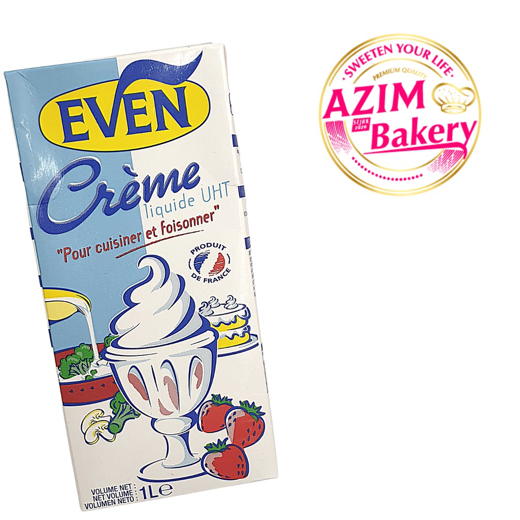 EVEN CREME LIQUIDE UHT POUR CUISINER 1L