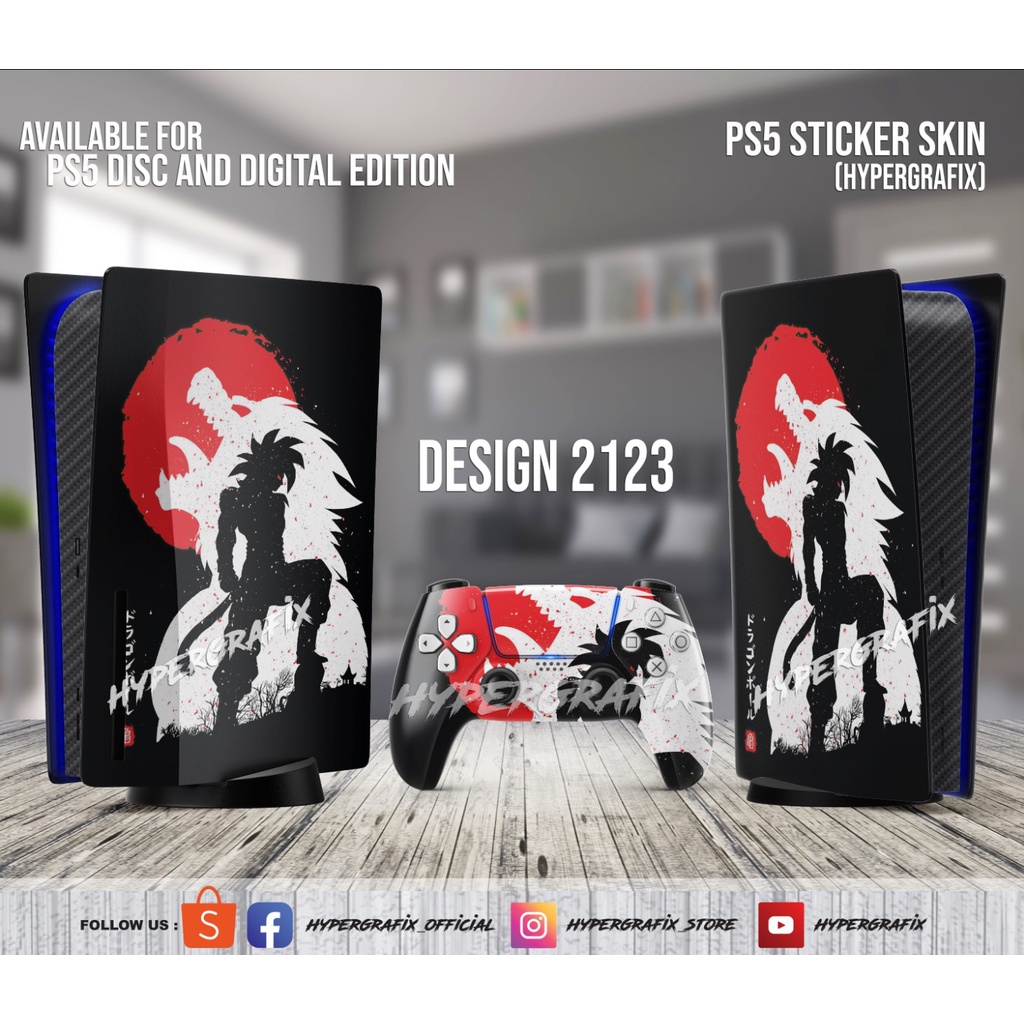 PS5 PLAYSTATION 5 FAT STICKER SKIN DECAL 2123 | Shopee Malaysia