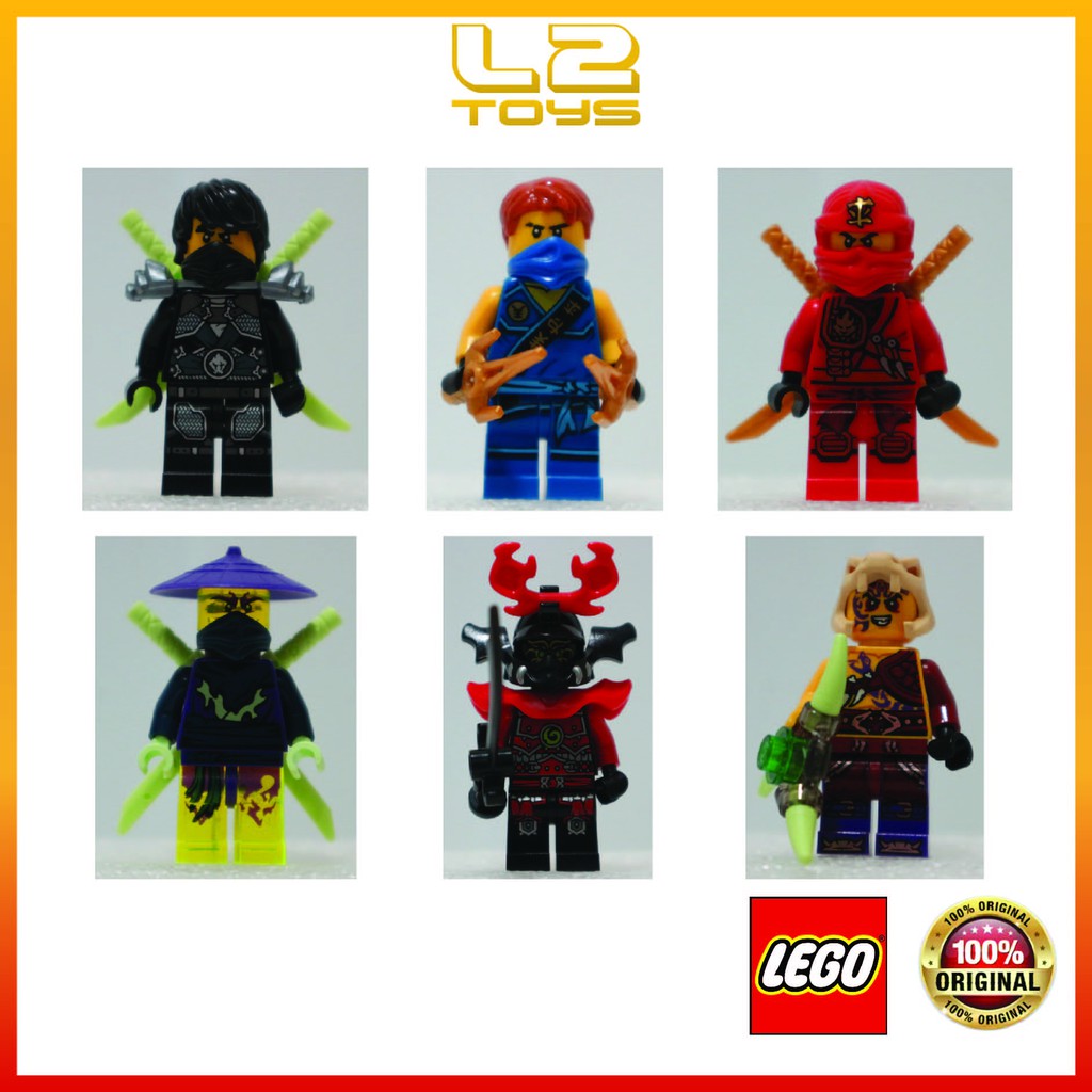 LEGO Minifigures Ninjago Original Lego Minifigure Ninja Shopee