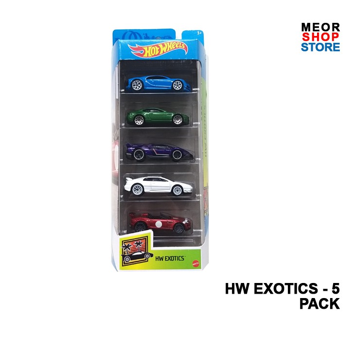 Hot Wheels 5 Pack HW Exotics 2019 | Shopee Malaysia