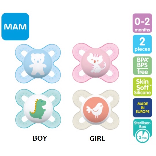 MAM Pacifiers Original - Twin Pack | Shopee Malaysia