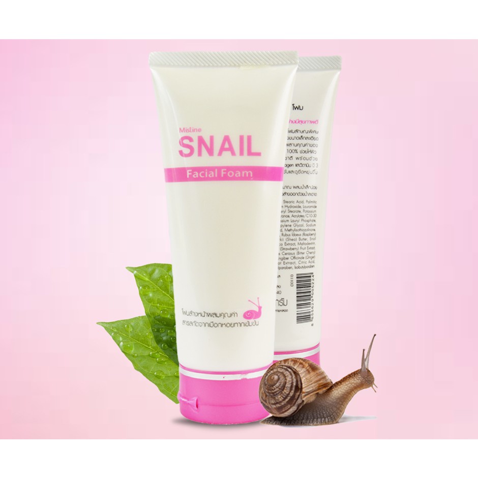Mistine Snail Facial Wash Foam/Cleanser/Cleaner 100 Original Quality