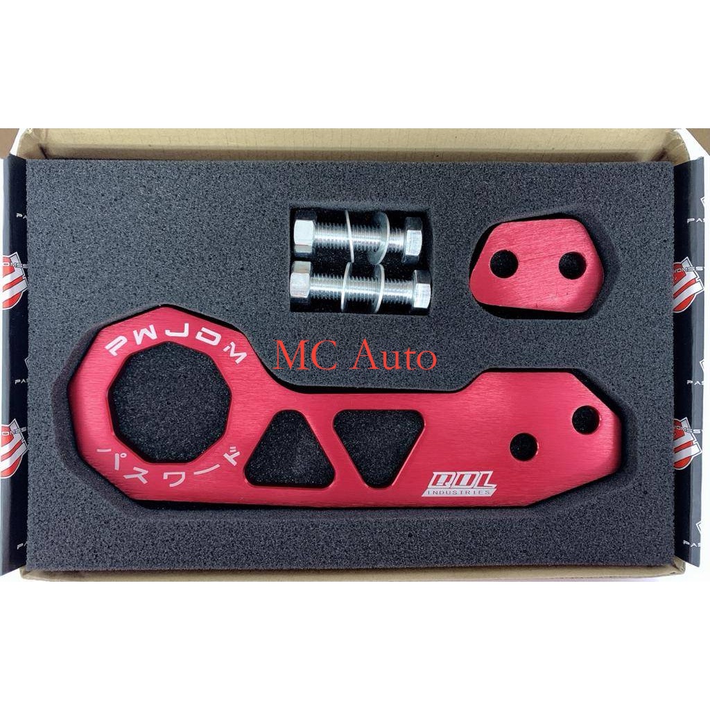 JDM Rear Towing Hook Password Style Racing Rear Tow Hook Bar Tow Bar